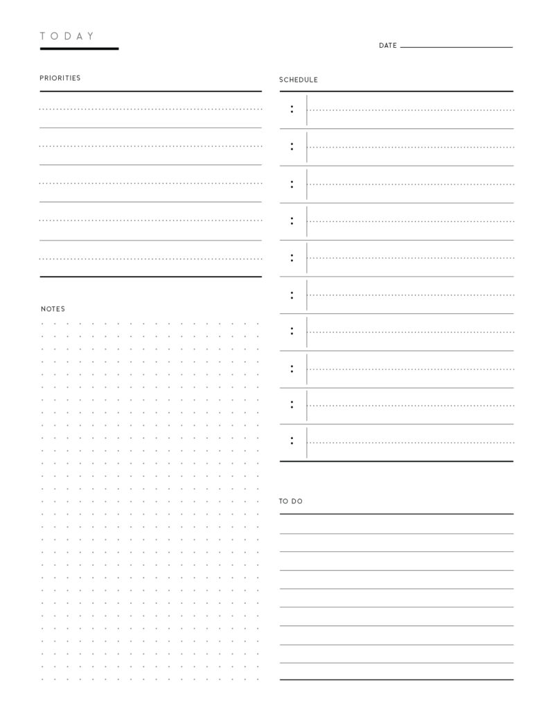 Daily To Do List Templates - World of Printables