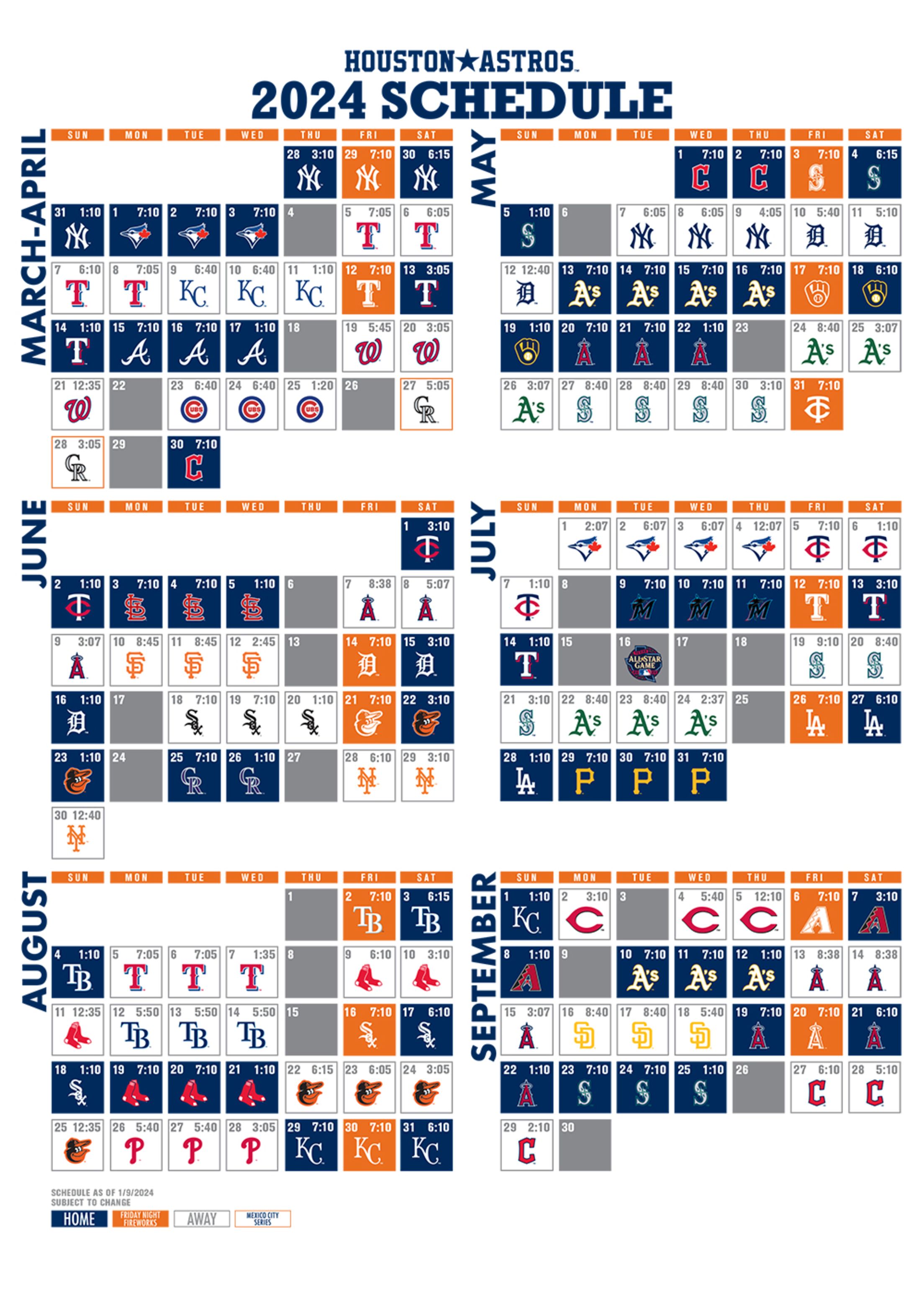 printable schedule white sox