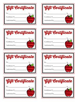 Scholastic Book Fair Gift Certificates (Generic)