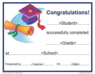 printable school certificates primary