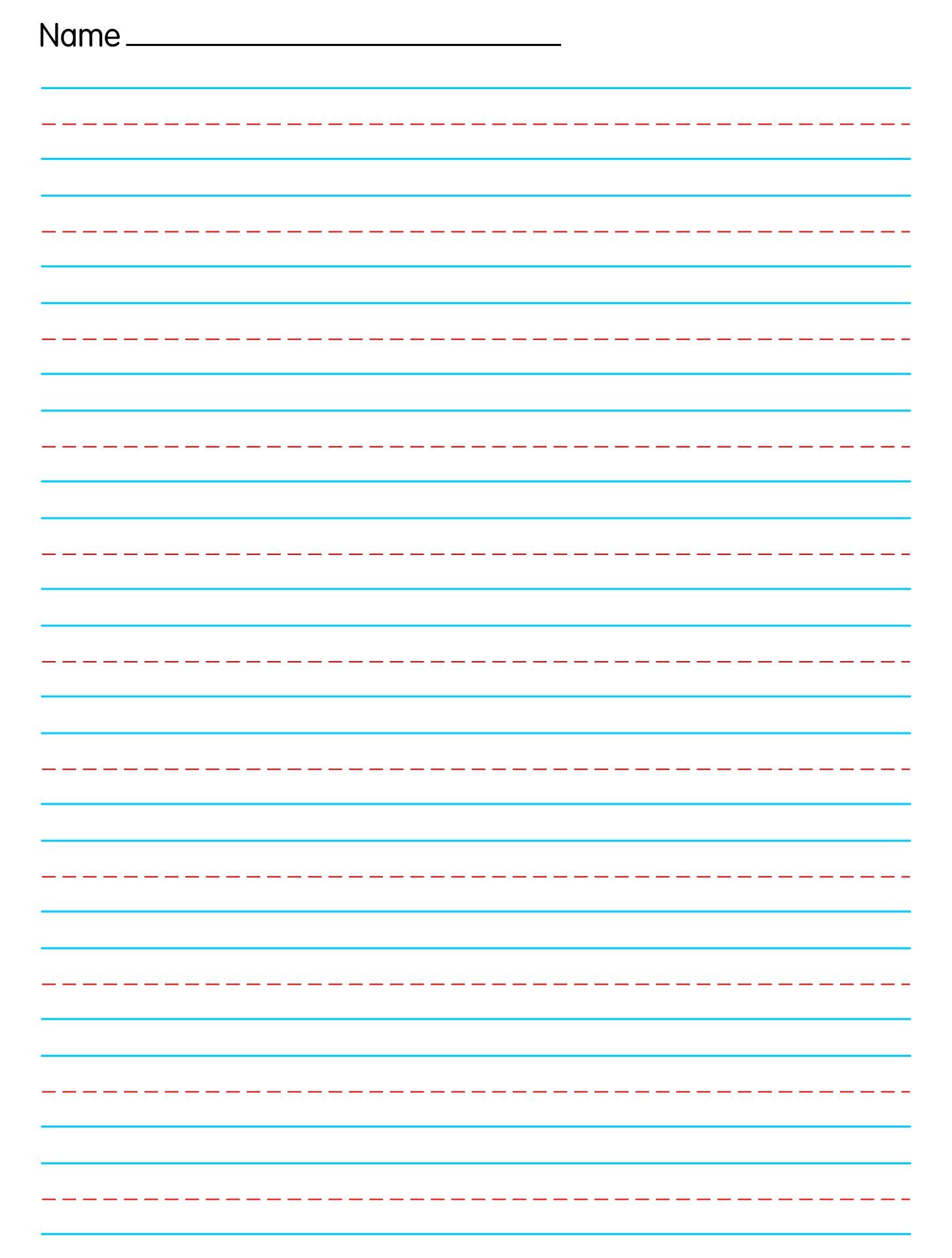 free-printable-handwriting-paper-worksheets-library for Free Printable Primary Writing Paper Free Printable Handwriting Paper - Worksheets Library for Free Printable Primary Writing Paper
