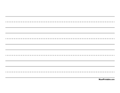 printable school handwriting paper