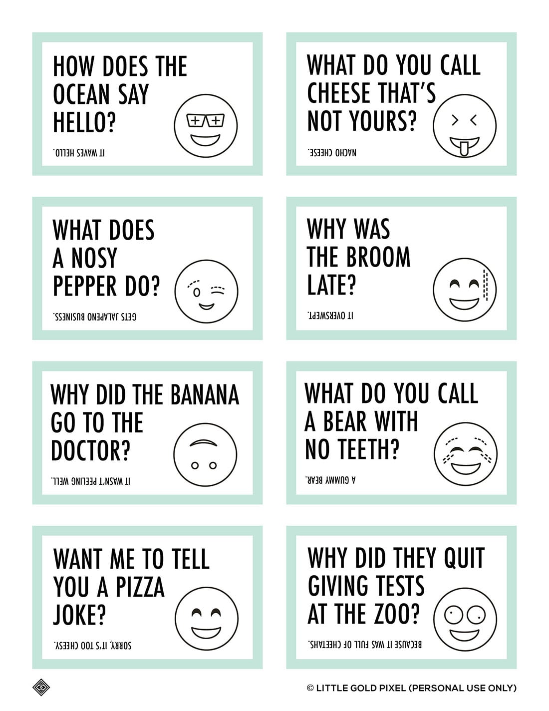 printable school lunch jokes