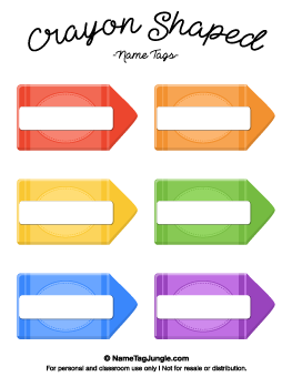 Free Printable School Name Tags
