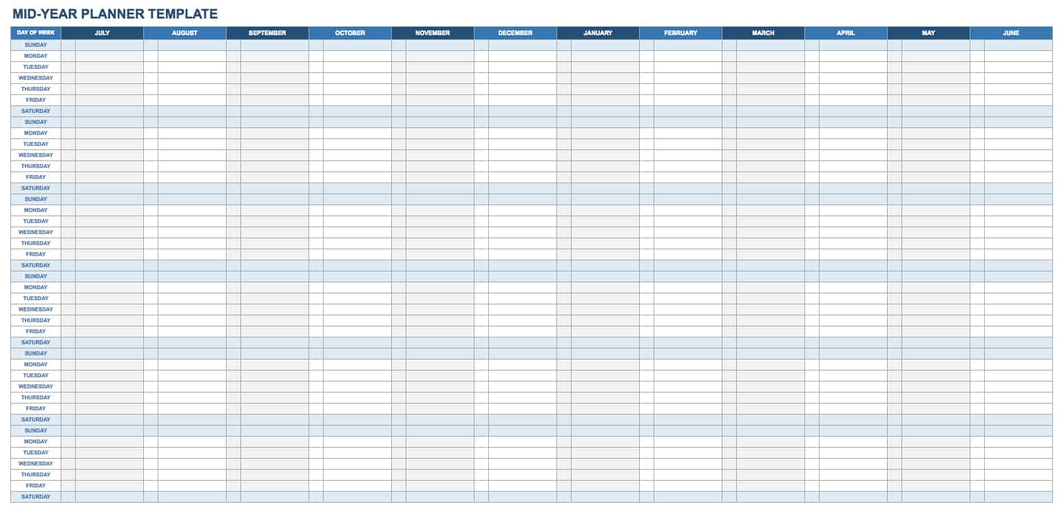 Weekly 23 - 24 Academic Planner PDF | Free Printable | Passion ...