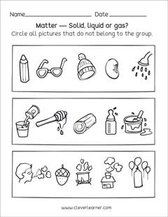 printable science worksheet for kids