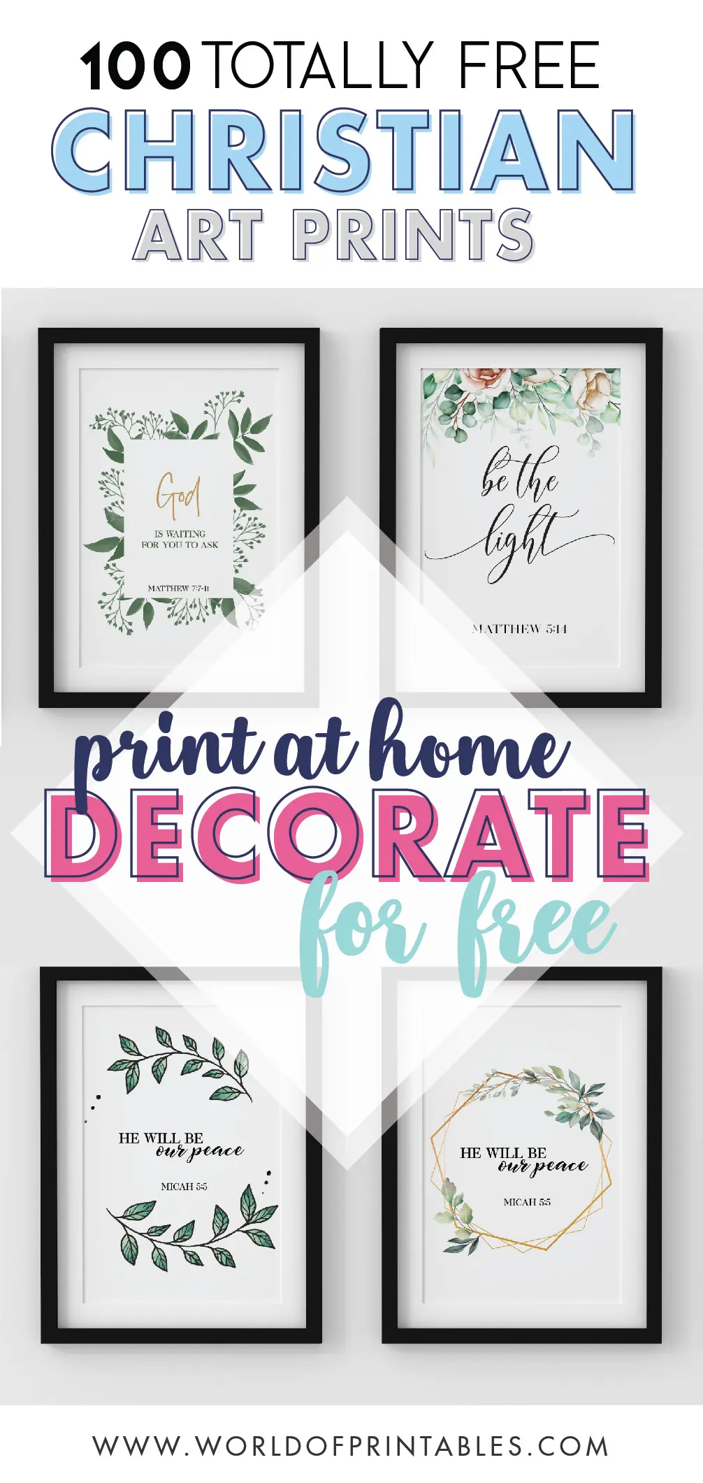 100 Amazing (and FREE) Printable Scripture Cards - - Worksheets Library