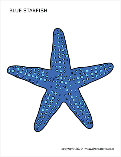printable sea stars