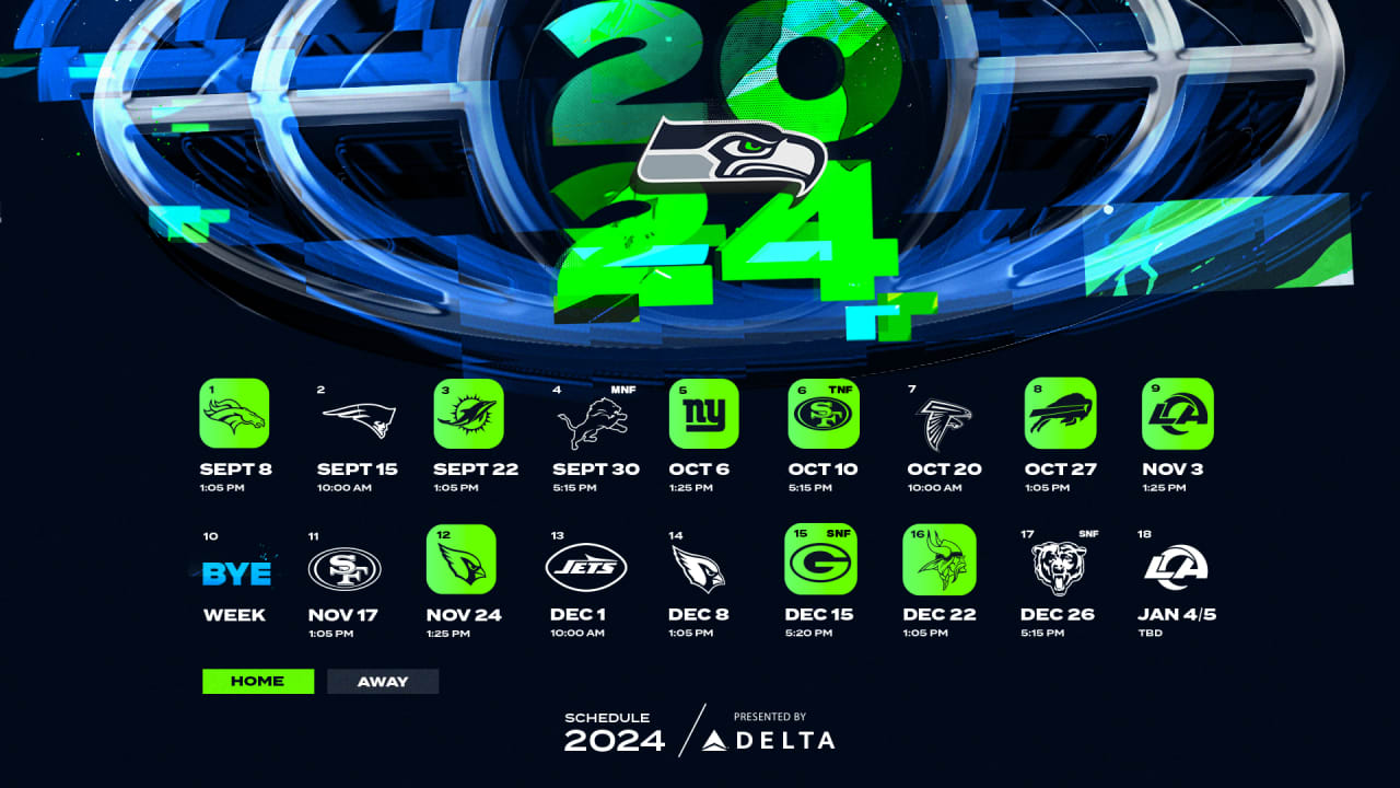 Seahawks Release Official 2024 Schedule, Tickets On Sale