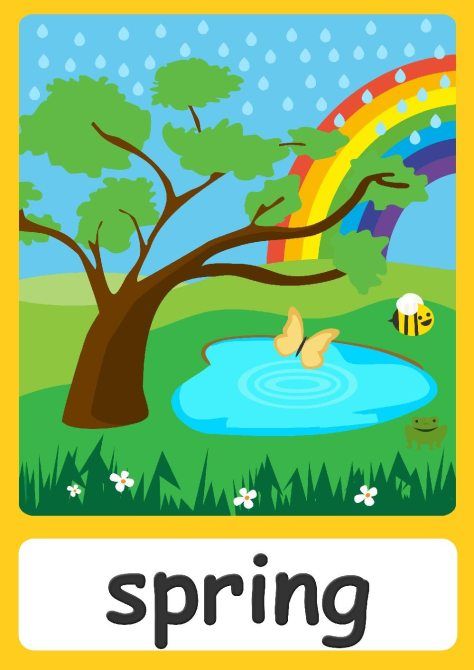 Seasons flashcards - Teach seasons - FREE Flashcards &  Posters!