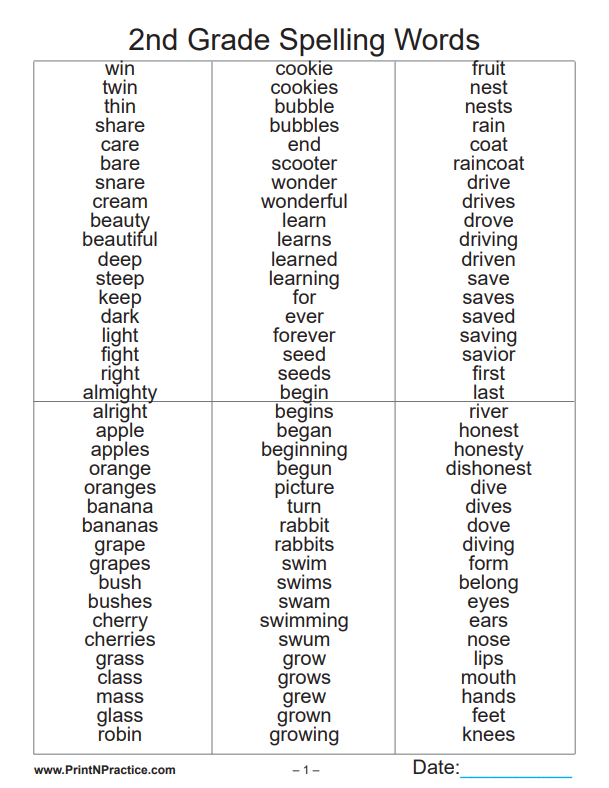Second Grade Worksheets ⭐ Math, Reading, Phonics, Spelling