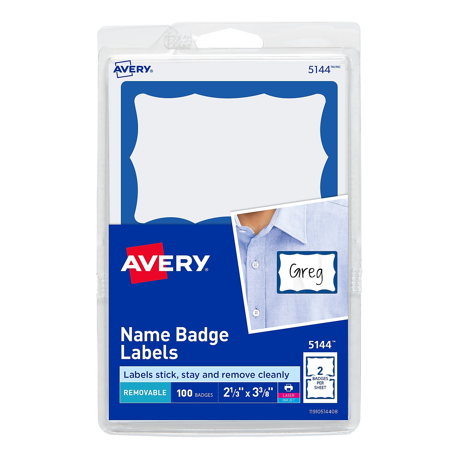24K Gold Name Tags/Self-Adhesive Labels, Multi-Design Set, 45/Pack ...