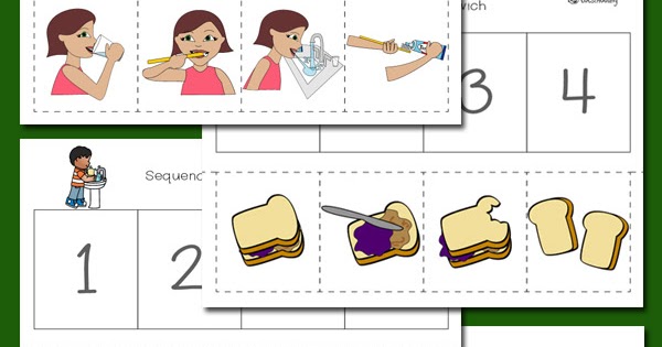 Sequencing Activity Pack | Totschooling - Toddler, Preschool ... - Worksheets Library sequencing-activity-pack-totschooling-toddler-preschool-worksheets-library