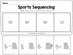 Free Sports Printable Sequencing Worksheets