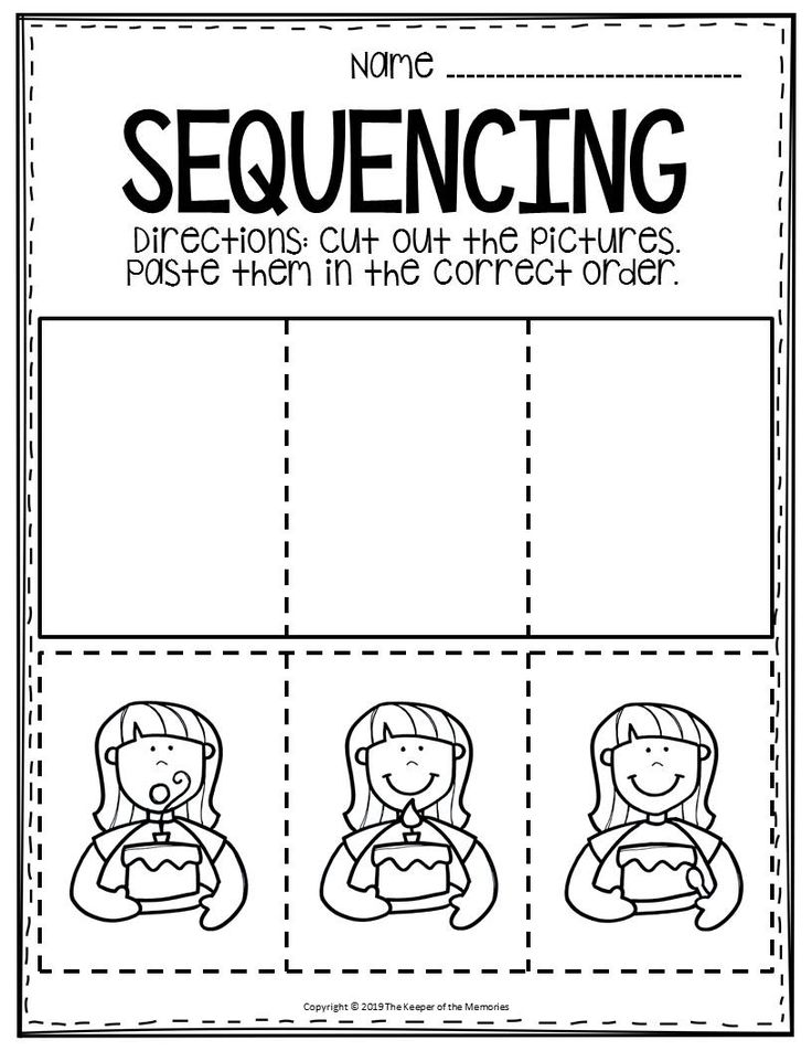 Free Printable Sequence of Events Worksheets