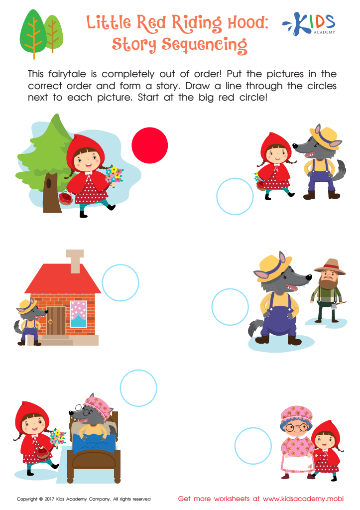 Story Sequencing Printable: Worksheet for Kids