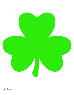 printable shamrock images