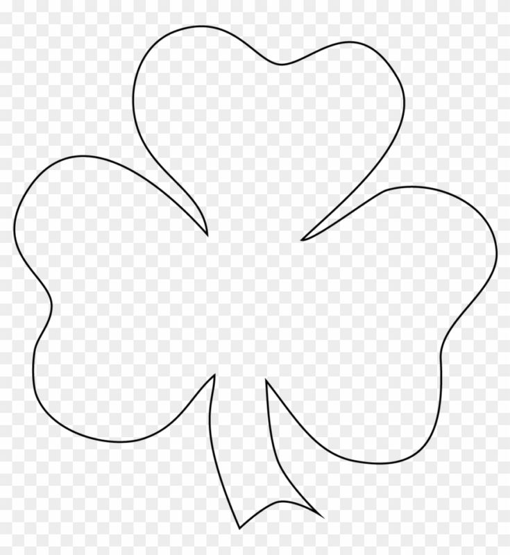 Shamrock Coloring Printable - Balancing Home