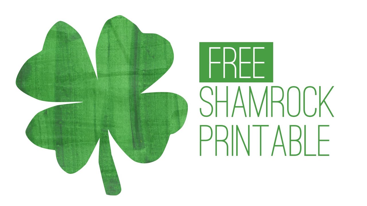 printable shamrock images