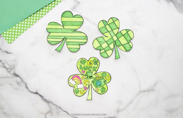 Simple Shamrock Outline Coloring Page • FREE Printable PDF from ...