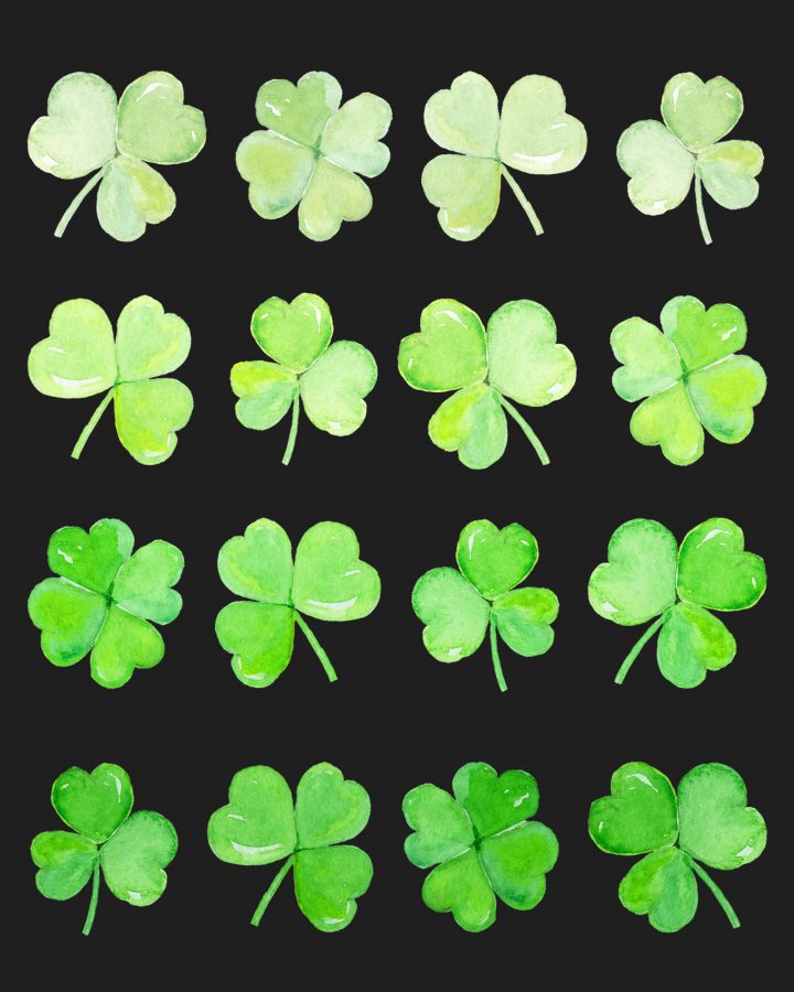 printable shamrock images