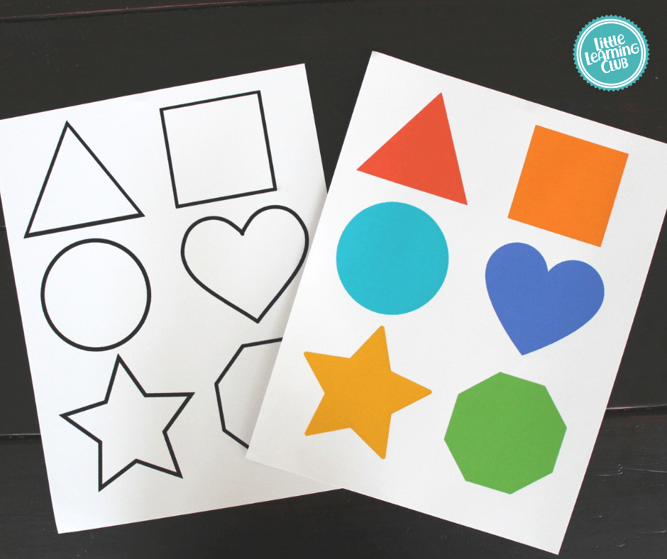 Shape Matching Activity - Little Learning Club