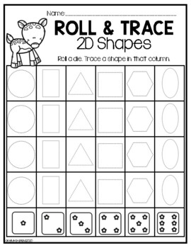 Spring Letter, Number, and Shape Tracing Practice Worksheets | TPT