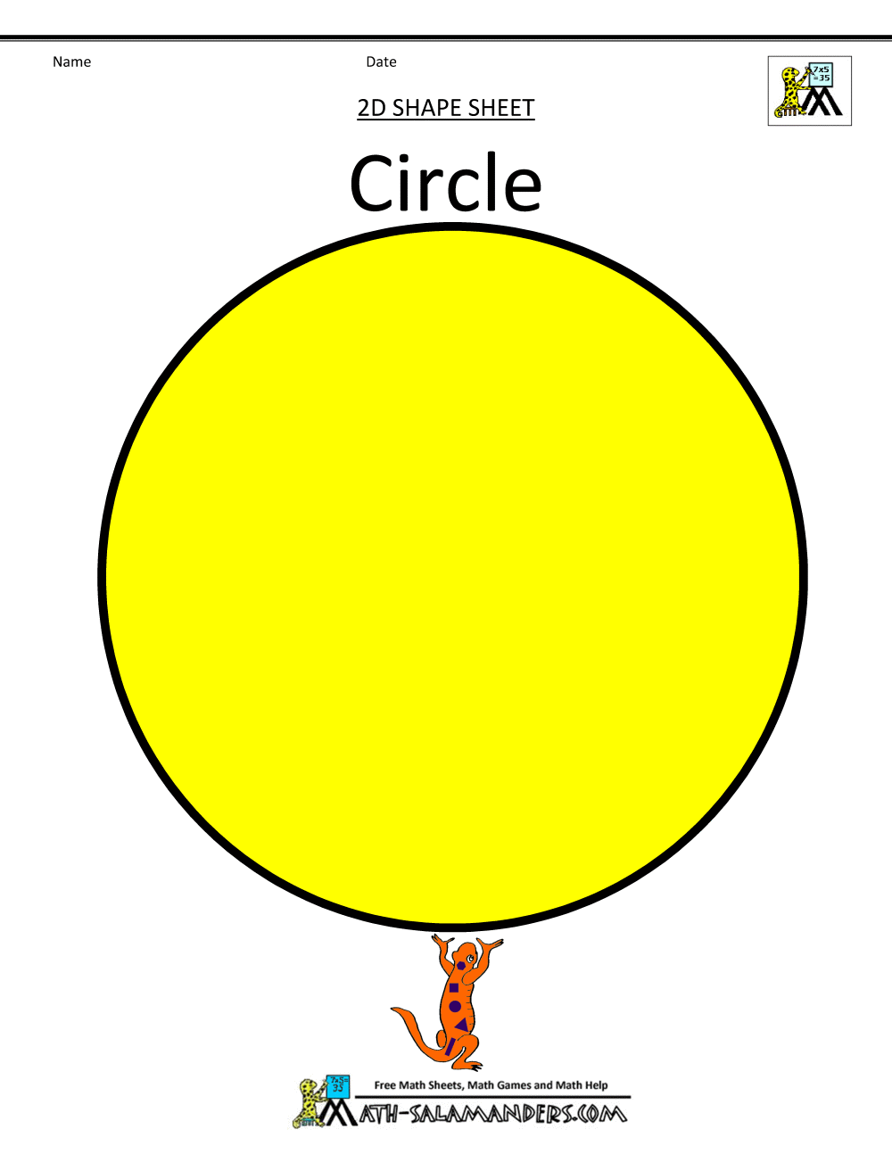 Shapes Clipart Basic 2D Shapes