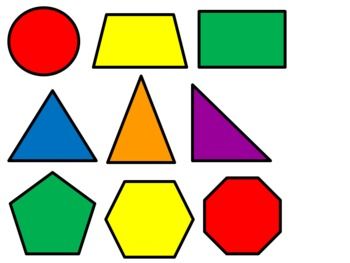 printable shapes clipart
