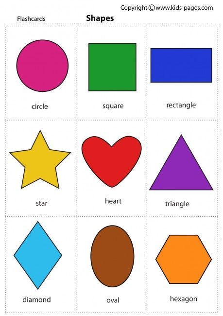 printable shapes clipart