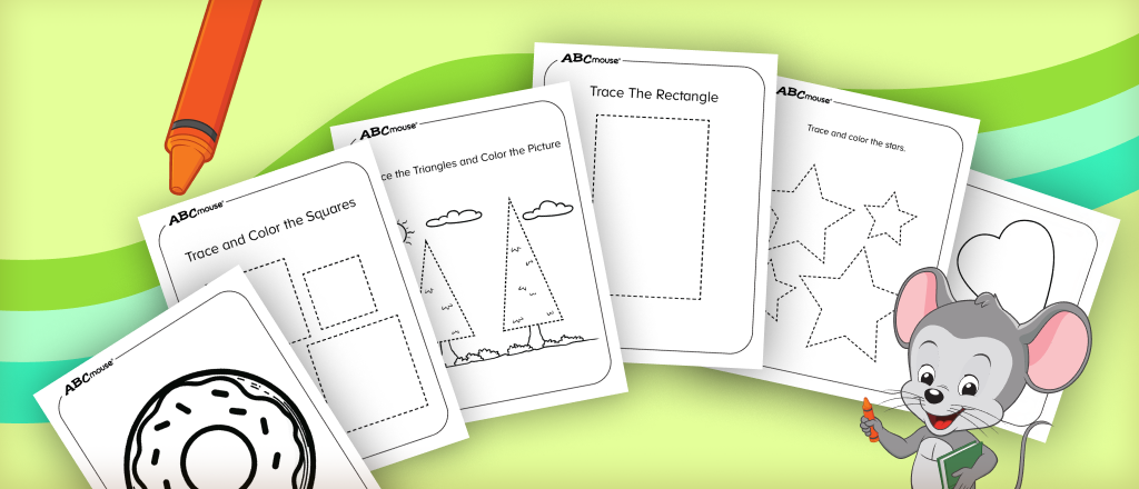 Shapes Coloring Pages for Kids | ABCmouse