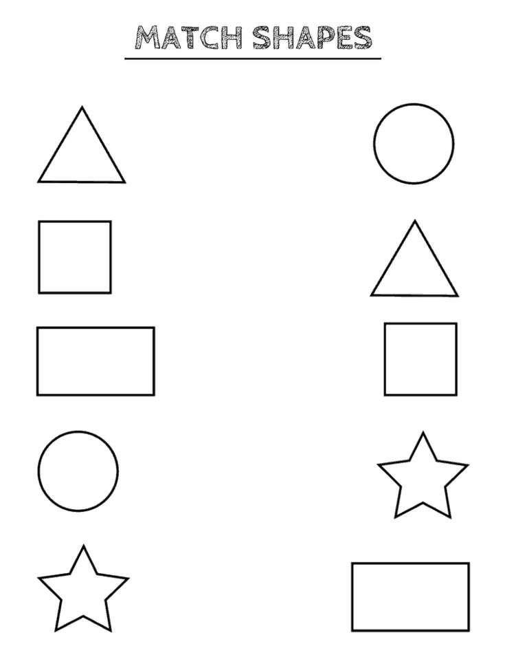 printable shapes for infants