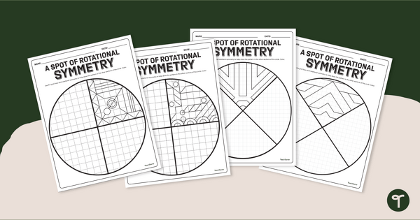 printable shapes for rotational symmetry