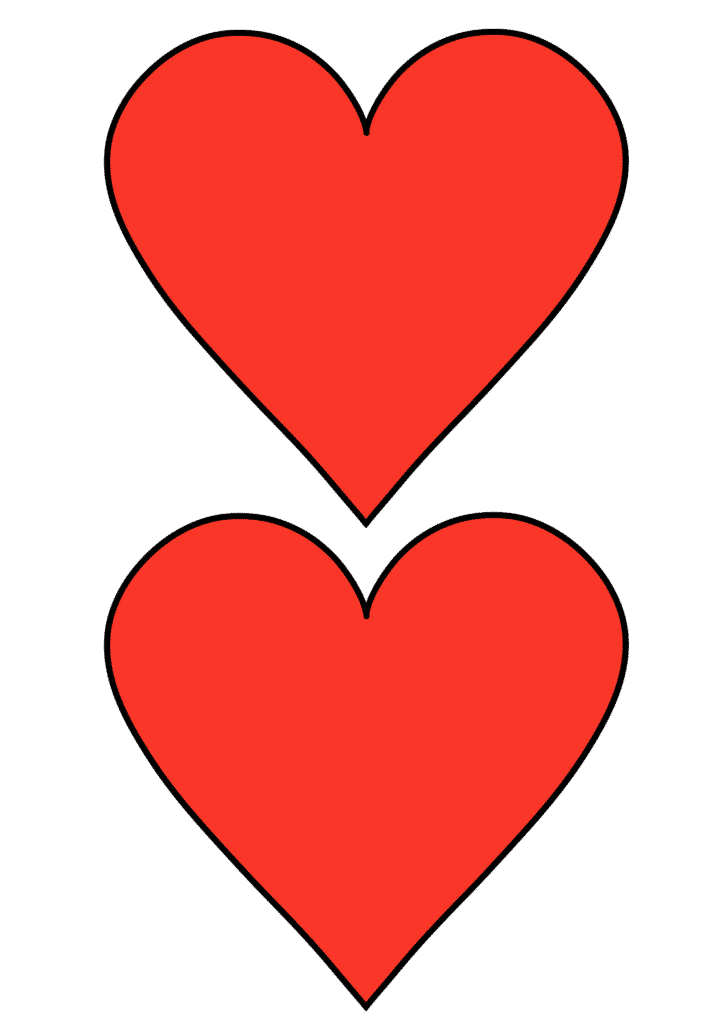 12 Free Printable Heart Templates Cut Outs - Freebie Finding Mom