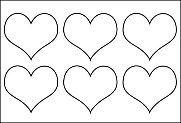 25+ Heart Template, Printable Heart Templates