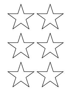 printable shapes of stars