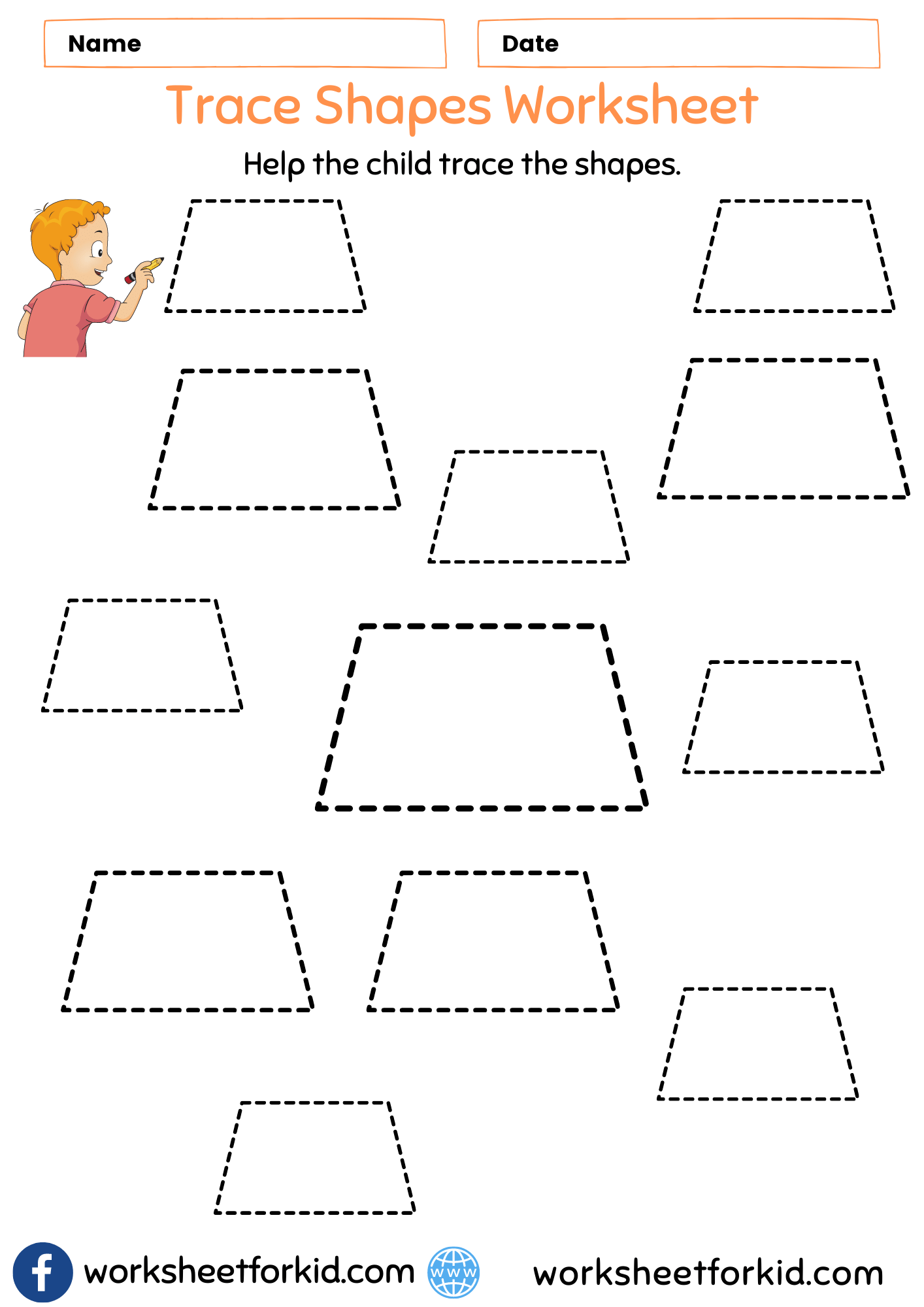 Free printable shapes trapezoid, Download Free printable shapes