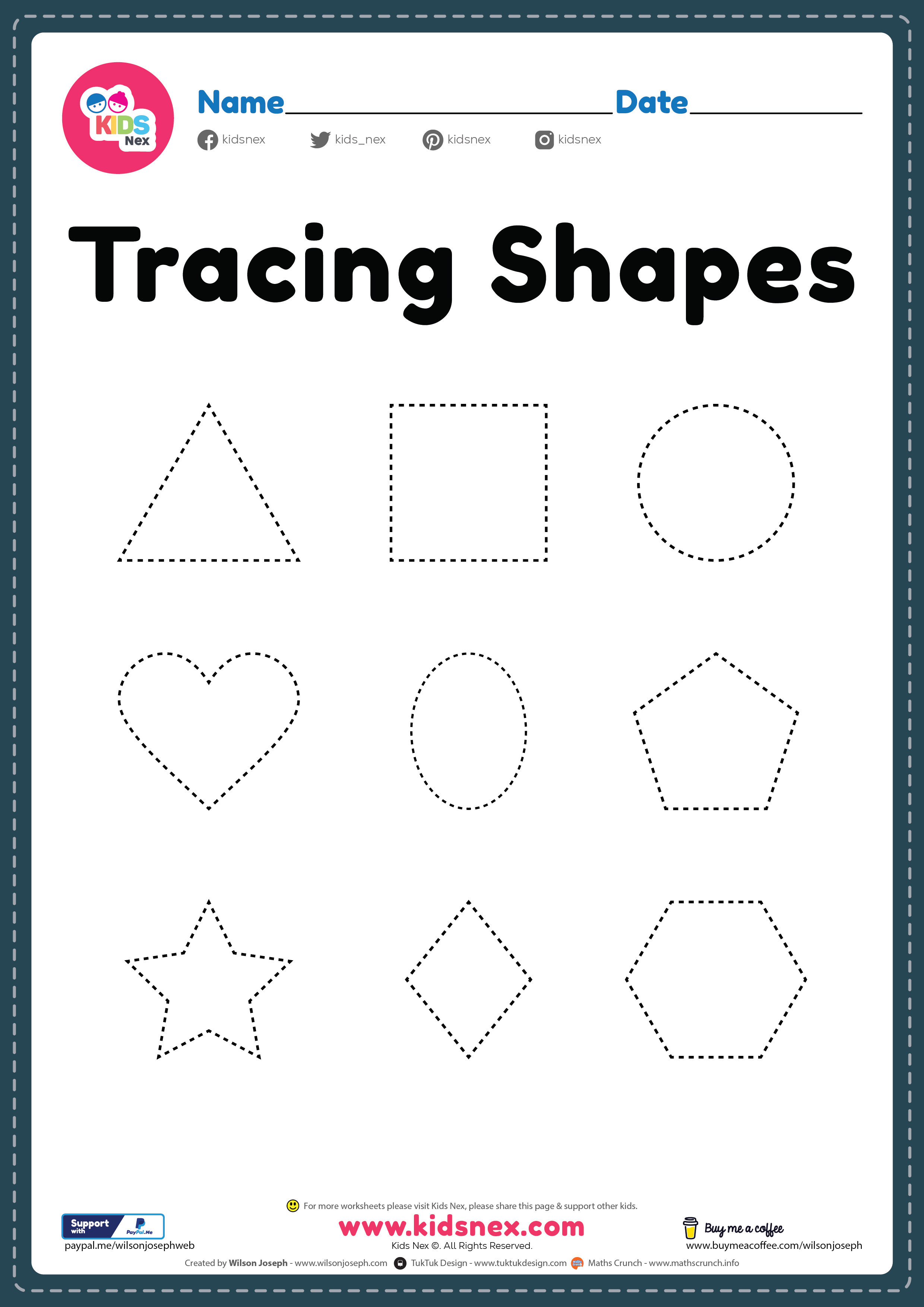printable shapes worksheets pdf