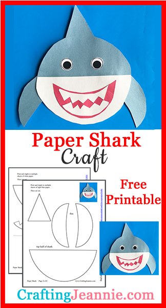 printable shark eyes