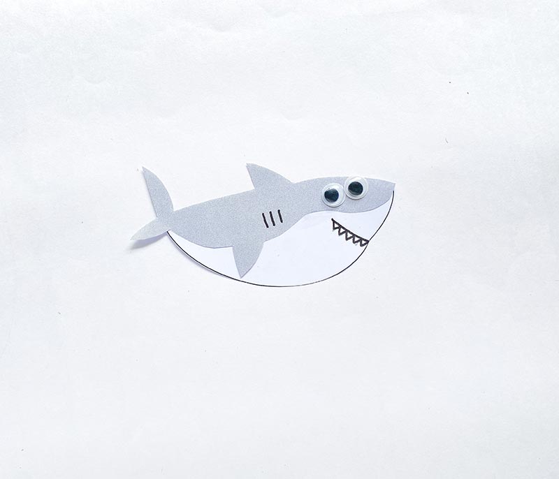 Moving Eyes Shark Craft - Arty Crafty Kids