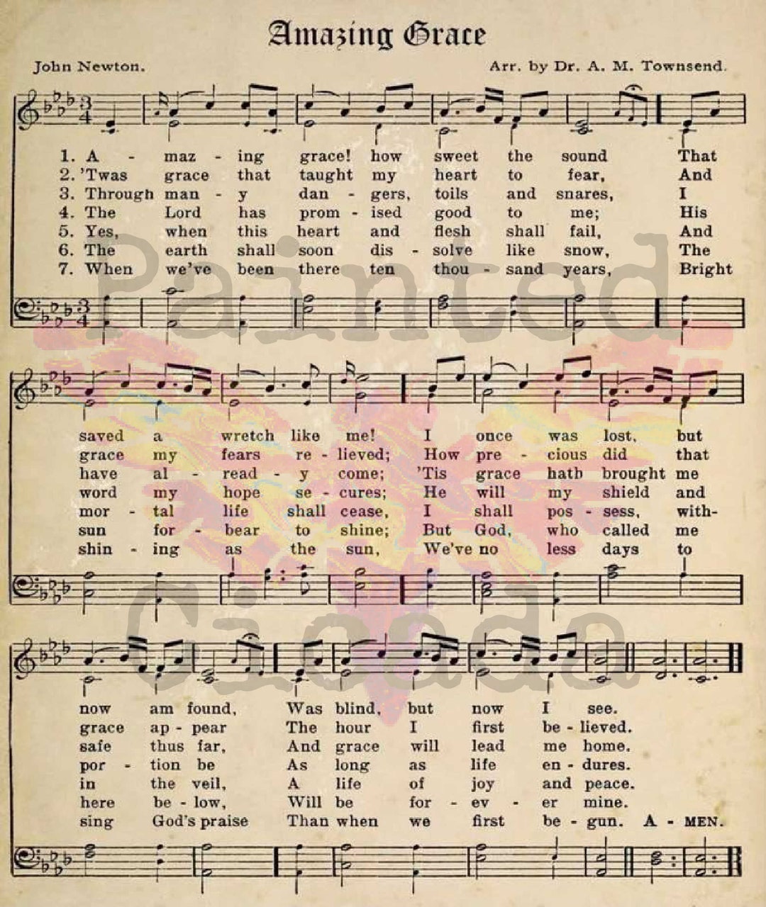 Amazing Grace Printable Sheet Music / Hymn / Art Paper - Etsy Canada - Worksheets Library amazing-grace-printable-sheet-music-hymn-art-paper-etsy-canada-worksheets-library