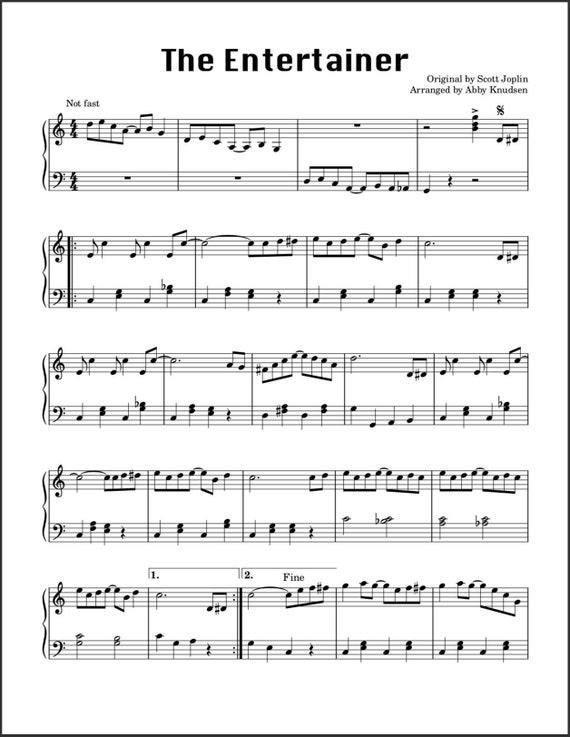printable sheet music for piano