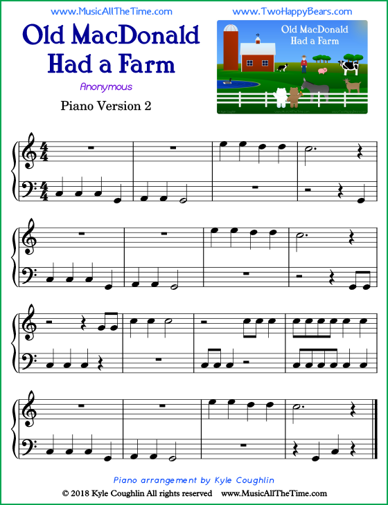 printable sheet music for piano