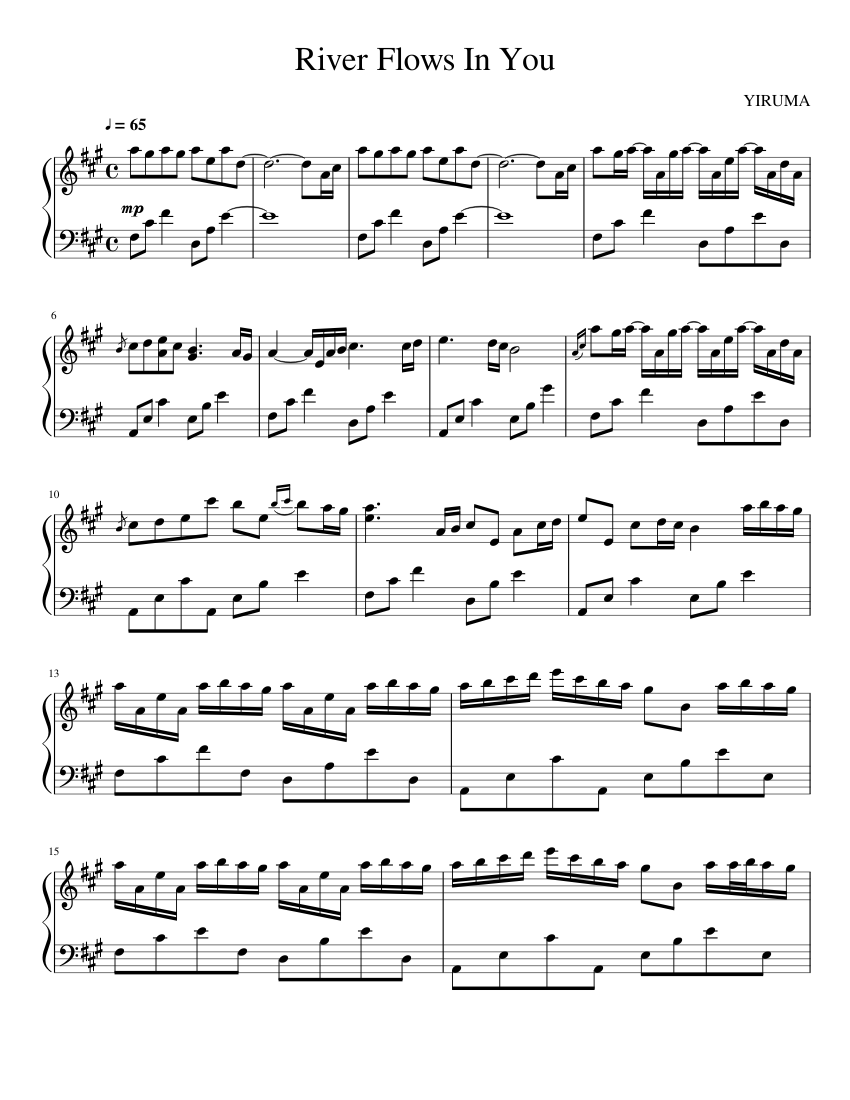printable sheet music for piano