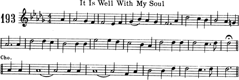 printable sheet music it is well with my soul