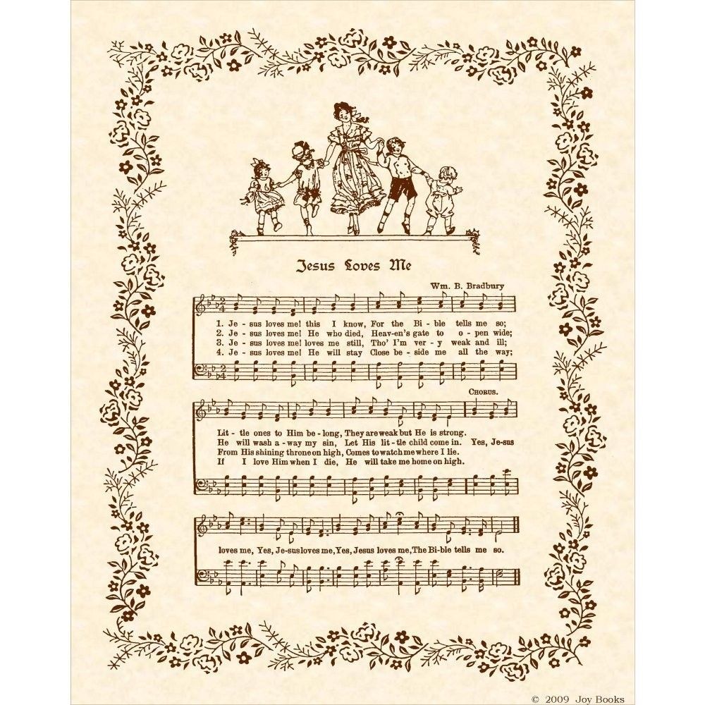 printable sheet music jesus loves me