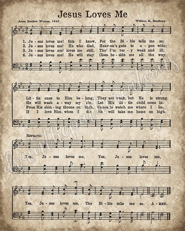 Jesus Loves Me Easy Piano Sheet Music MakingMusicFun Jesus Loves Me Easy Piano Sheet Music MakingMusicFun