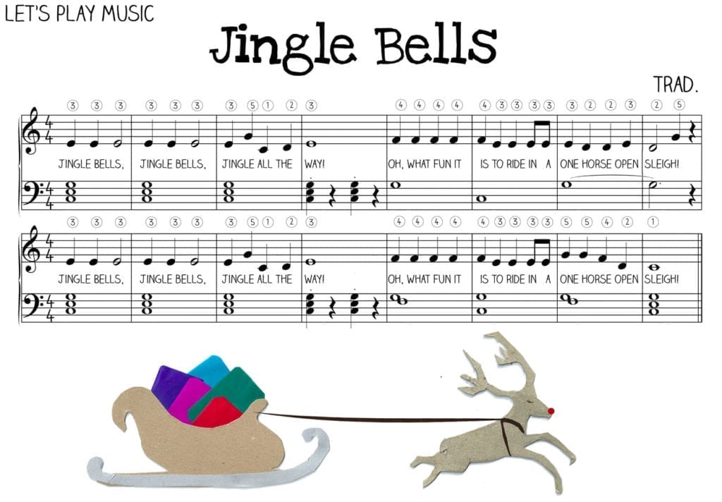 printable sheet music jingle bells