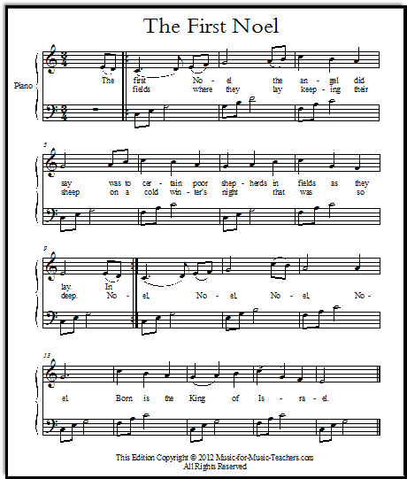 printable sheet music online