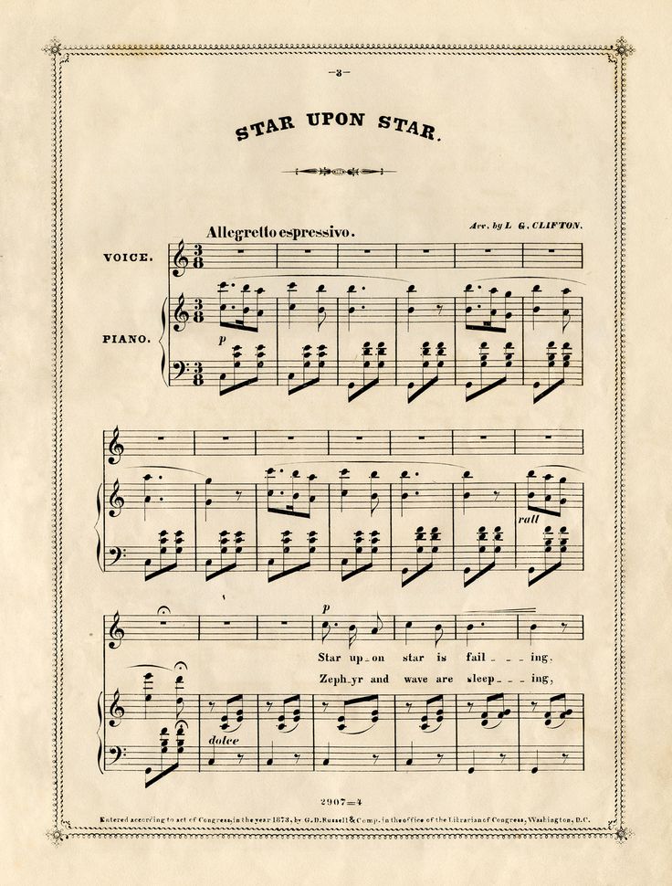 10 Sheet Music Ephemera Printables!